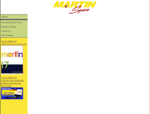 Tablet Screenshot of martinsports.com